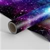 Generico LOLLOMOTO Pellicola Trama Galaxy Galassia Pellicola Car Wrapping Texture Adesiva Rivestimento Auto Moto Arredamento Stelle Cielo Spazio (38x50cm)