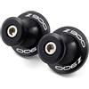 E-SPEEDMTC ESPEEDMTC Per Kawasaki Z900 2017-2022 2pcs 2pcs forcellone slider stand avvolgimenti bobine lega di alluminio CNC (Nero)