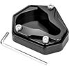 SXLOYTBZ Motorcycle Side Stand Pad Plate Per Zontes 350E 350D 350m 368D 368m Accessori Per Moto Piastra Di Supporto Per Cavalletto Laterale Ingranditore Estensione Cavalletto