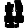 Kovvar Tappetini Auto adatti per Volkswagen Tiguan 2 2016-2024 - Versione: Tiguan Allspace | 7 posti - Serie: Basic