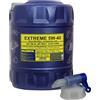 Diederichs 20 litri MANNOL Extreme 5W-40 API SN/CF olio motore MN7915-20 incluso rubinetto di scarico