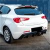 AJHJET Coda Spoiler Alettone Spoiler Plastica ABS Fibra Carbonio Look Hatchback SUV Tetto Ala Posteriore Body Kit Accessori Uso Per Alfa Per Romeo Per Giulietta 2016-2019 2020 Auto Spoiler Posteriori (Col