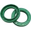 zssmGood 5 pezzi TG-Tipo verde gomma nitrilica paraolio albero diametro interno 15mm, diametro esterno 36mm guarnizione di tenuta albero radiale a tre labbri con filettatura esterna, 15x36x7mm