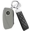 KULCSOK ATFIGII - Custodia protettiva in silicone per chiave elettronica BMW serie IX X1 X5 50e X6 Xdrive40i X7 2025 2024 2023 7 serie i7 XM, colore grigio