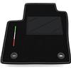 Somer Car Tappetino Auto SOLO LATO GUIDA 1pz compatibile con Toyota C-HR 2017-2025 | 1 tappeto su misura in moquette, bandiera Italia