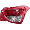 ASFDSG Rear Tail Light Lamp Per Hyundai Per Grand Per I10 92401-B4040 92402-B4040 Paraurti Posteriore Fendinebbia Luce Di Stop Indicatore Iuci di Posizione Posteriori(Giusto)