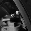 SHIFENG Tappi Stelo Valvole Fit per Smart 450 451 453 Fortwo Forfour Pneumatico Accessori Decorativi Confezione da 4 (logo C nero)