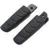 Becwdvo Pedali Pedane Moto Pedane Pedali Anteriori Poggiapiedi Gomma/Adatto for BMW F800GT/ST/S F900R/XR M1000XR/S1000XR R1200RS/ST R Nine T R1250R/RS Nero(Black)