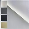 TENDAGGIMANIA Tessuto Cielo Auto Modello Vellutino Colore Grigio 184 -L. 2,5 MT X H.1,5 MT - Ripara Tetto Auto Scollato Tessuto+Gommapiuma Cellula Lievemente Chiusa