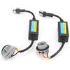 Gind Decoder LED per auto, 2 pezzi 1157 Decoder senza errori Canbus Error Free Canceller Kit 5W 12-24V Resistenza di carico Flash Avvertimento Lampadine per fari Decoder resistore tremolante