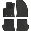 TEXER Tappetini in tessuto adatti per Ford Fusion 2005-2013 antracite