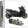 MOTOTOPGUN scarico omologato arrow race-tech in alluminio con fondello in carby compatibile con yamaha tmax t-max 560 2020 2021 mototopgun 73514ak