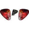 EASYSHOP24H Set 2 Faro Fanale Fanalino Posteriore SX e DX Per L200 Trito Strada e Pick Up da 2005 a 2014 Gruppo Ottico Sinistro Destro Stop Luce Con Portalampade