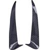 Zohisin Spoiler Laterale Paraurti Posteriore Canard Destro Sinistro 2 Pezzi in Stile Carbonio per Classe C W205 C180 C200 Design Elegante e Aerodinamico Installazione Semplice con Clip