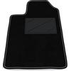 Somer Car Tappetino Auto SOLO LATO GUIDA 1pz compatibile con Renault Clio 2-Clio Storia 1998-2012 | 1 tappeto su misura in moquette