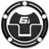 AZgraphishop PROTEZIONE TAPPO BENZINA RESINA 3D COMPATIBILE CON MOTO MORINI Seiemezzo GP-901 (Grigio)