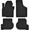 Hobbycar Tappetini in gomma adatti per Altea XL, Seat Altea/Seat Leon II, 4 pezzi, colore nero