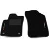 Somer Car Kit Tappetini Auto SOLO ANTERIORI 2pz compatibili con Toyota Hilux - Cabina doppia 2016-2025 | Set 2 tappeti anteriori su misura in moquette, bandiera Italia