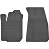 edecor Tappetini in gomma per auto, tappetini in gomma per Renault Clio III, anno di costruzione 2005 - 2012, tappetini anteriori e passeggeri U_P