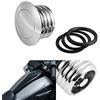 NATGIC- Tappo per serbatoio carburante CNC, per Harley Davidson Sportster XL 1200, 883, X48, Dyna, Softail FXD, FL, XL, FLT, Touring Road King