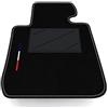 Somer Car Tappetino Auto SOLO LATO GUIDA 1pz compatibile con BMW Serie 1 F20 5 porte 2011-2019 | 1 tappeto su misura in moquette, bandiera francia