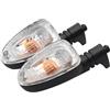 YNZUNMY Frecce Moto,Frecce Led Moto Indicatore di direzione Lampeggiante Indicatore Lampada Uso adatto per BMW K1200GT R1150R Rockster 2003-2006 R1150GS 1998-2004 Accessori Moto(Transparent)