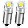 Ruiandsion BAW9S HY21W - Lampadina LED super brillante da 12 V, bianco 3030 2SMD chipset per luci di retromarcia e indicatori laterali, confezione da 2