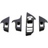 FUNFOB Rifiniture interne per auto Per Mercedes Per Benz B GLA GLB Classe W247 H247 X247 Pannello Di Controllo Del Finestrino Dell'auto Adesivo In Fibra Di Carbonio Accessori Interni Auto(Look in carbonio)