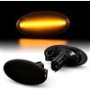 HOFFCAR KIT 2 INDICATORI DI DIREZIONE LATERALI A LED COMPATIBILE CON Subaru Impreza | Forester | Impreza | VETRO FUME | LED 6000K EFFETTO XENON | CAN-BUS, PLUG AND PLAY