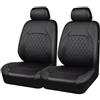 NBVGFGDF Coprisedili Auto, per Volvo S40 V50 2004-2012 C30 C70 2006-2013 Traspirante Impermeabile Pelle Coprisedili Auto Anteriore Fianchi Elasticizzati Compatibile con Airbag,B