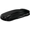 Lampa NORDRIVE N60025 Box 530D, Box da Tetto per Auto in in ABS, 530 Litri, Doppia Apertura - Nero Lucido