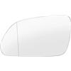 OJTEMHBH Vetro Specchietto Retrovisore Per Skoda Per Octavia 2004-2009 Specchietto Retrovisore Laterale Sinistro Destro Vetro Riscaldato Convesso Vista Posteriore Grandangolo specchio esterno Vetro(Left)