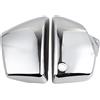 BID4ZE Coperchio laterale della batteria Chrome compatibile con H-onda Shadow ACE Sabre 1100 VT1100C2 VT1100T Tour 1999-2008