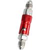 Ronyme Connettore a sgancio rapido per tubo freno, ricambio in acciaio inossidabile, comodo adattatore universale per scollegamento pinza freno, Rosso
