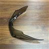 KTTUO Motorcycle Rear Trim Helmet Spoiler Case Visor Strips for HJC RPHA 12 Helmet Accessories (Light Black)