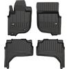 IMJ-Global Tappetini Auto Gomma ProLine 3D su Misura Compatibili con Mitsubishi L200 VI dal 2019 in poi, Set Completo di Tappeti Auto TPE per Migliorare Look e Sportività