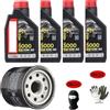 farbrothersonline COMPATIBILE CON HONDA NC750X DCT ABS TAGLIANDO-MANUTENZIONE COMPLETO MOTORE MOTO CAMBIO LUBRIFICANTE 5000 10W40 4 TEMPI CON TECNOLOGIA HC-TECH + FILTRO OLIO FAI DA TE