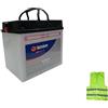 CLICK & GO COMPATIBILE CON MOTO GUZZI V35 Imola II 350 per anno 1984 al 1989 BATTERIA TECNIUM 25AH AMPERE 12 VOLT BATTERIE 52515=53030 FORNITA COMPLETA SPECIFICA MOTO 190X130X171MM