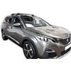 J&J AUTOMOTIVE HEKO Deflettori per Peugeot 5008 2017-2024, 4 pezzi | 4 deflettori HEKO per Peugeot 5008, PMMA 3 mm, fumé, canale del finestrino.