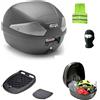 CLICK&GO COMPATIBILE CON HONDA SH 125 i ABS BAULETTO PER MOTO SCOOTER B29NT2 VALIGIA B29 TECH 29 LITRI BAULE COMPRESO DI PIASTRA E KIT PER AGGANCIO AL PORTAPACCHI POSTERIORE