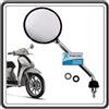 Piaggio SPECCHIO SPECCHIETTO RETROVISORE ORIGINALE LATO SINISTRO CROMATO PER PIAGGIO LIBERTY 50 DAL 2009 AL 2019 - LIBERTY 125 DAL 2004 AL 2019 - LIBERTY 150 DAL 2006 AL 2014 - LIBERTY 200 DAL 2004 AL 2008.