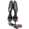 AMYALIN Frecce Moto Per KAWASAKI ER-6N 2012-2016 Indicatore Di Direzione Anteriore E Posteriore Per Moto(Smoke)