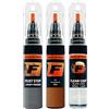 F FIRANTO FIRANTO Kit Riparazione Vernice Auto per VW Volkswagen P2Y Energetic Orange - Set rimuovi Graffi per Vernice Auto 3in1-15ml Primer, Pennarello ritocchi Vernice, Vernice lucidante
