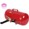 Monucep Amplificatore pneumatico 40 l, gonfiatore ad aria compressa 8 bar pressione di lavoro, max 10 bar con valvola di sicurezza, 30 x 59 cm, per auto, camion, trattore e camper