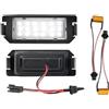 Pizgear 2 lampade a LED da 6000K for la luce della targa, for Kia, Soul Rio 3 Picanto, for Hyundai, I10 I20 Ioniq Veloster, for Genesis, Coupe Tiburon luce per targa auto