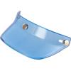Okiyakusama Visiera per Casco Visiera Coprivisiera Visiera Parasole Protezione per Visiera per Casco a 3 Scatti per Caschi con Parti a 3 Pulsanti, Blu