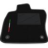 Somer Car Tappetino Auto SOLO LATO GUIDA 1pz compatibile con Skoda Octavia 3 2013-2020 | 1 tappeto su misura in moquette, bandiera Italia