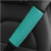 Bittwee 2 coperture per cinture di sicurezza per auto, traspiranti, comode, imbottiture per cinture di sicurezza, protezioni per spalle, collo, universali, per SUV, camion, camper (verde)