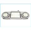 CARALL LE0608 Kit Plafoniera Luci Led Di Cortesia Lettura Posteriore Compatibile Con VW Golf 6 Golf 5 Golf plus Jetta Passat CC