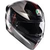 AGV K1 S E2206 LAP MATT BLACK/GREY/RED S